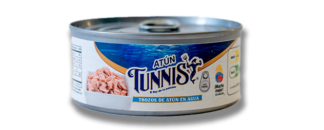 Atún Trozos en Agua