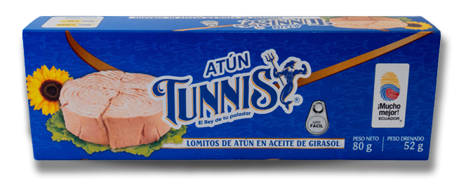 Atún Lomitos en Aceite de Girasol Caja